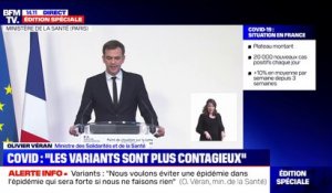 Olivier Véran: "Les Français font preuve depuis près d'un an d'un remarquable esprit de solidarité et de responsabilité, nous devons tenir encore"