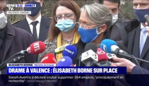Drame à Valence: pour Élisabeth Borne, "les agents de Pôle Emploi ont fait preuve de beaucoup de courage et de sang froid"
