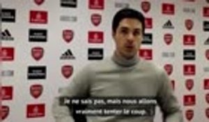 21e j. - Arteta : "Nous allons dans la bonne direction"