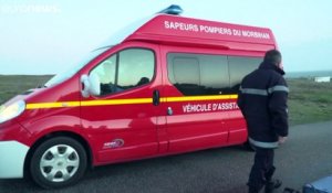 Sur la petite île bretonne de Hoëdic, les vaccins sont livrés en hélicoptère