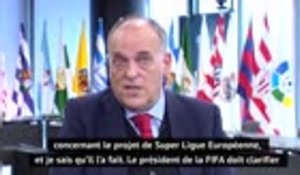 International - Tebas accuse Infantino de soutenir la Superligue Européenne