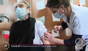 Covid-19 : Emmanuel Macron promet un vaccin pour tous