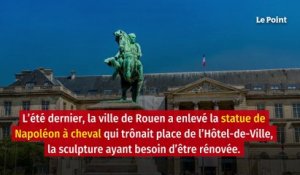 Rouen : un mystérieux coffre retrouvé caché dans une statue de Napoléon