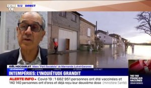 Inondations dans le Lot-et-Garonne: "Peu d'habitants acceptent de quitter leur domicile", selon le maire de Marmande