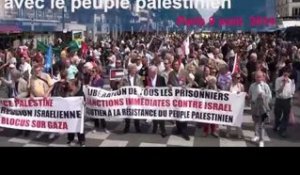 Mobilisation pour le peuple palestinien à Paris 9 août : "Nous sommes tous Palestiniens "