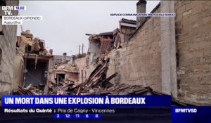 Ce que l'on sait de l'explosion à Bordeaux, qui a fait un mort et un blessé grave