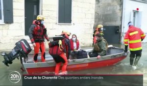 Inondations en Charente-Maritime : Sainte en proie à une crue "historique"