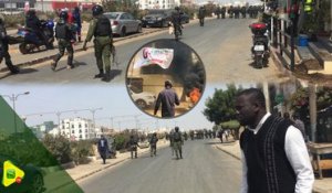 Affaire Ousmane Sonko : Impressionnant déploiement de la gendarmerie qui sort l’artillerie lourde