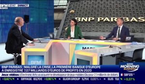 Thierry Laborde (BNP Paribas) : Malgré la crise, la première banque d'Europe a enregistré 7,7 milliards d'euros de profits en 2020 - 09/02