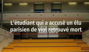 L’étudiant qui a accusé un élu parisien de viol retrouvé mort