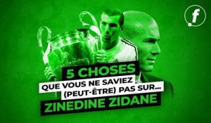 5 choses que vous ne saviez (peut-être) pas sur Zinedine Zidane
