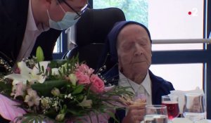 Guérie du Covid-19, soeur André, doyenne des Français, fête ses 117 ans