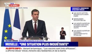 Olivier Véran: "Nous n'avons pas à ce stade d'explication à la diffusion des variants" en Moselle