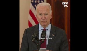 Covid-19: Joe Biden évoque un bilan "déchirant" de 500.000 morts aux États-Unis