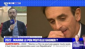 Robert Ménard: "J'ai de l'amitié pour Éric Zemmour (...) Il apporte quelque chose d'indispensable"