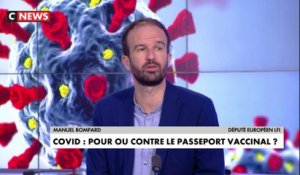Passeport vaccinal : «je ne comprends pas l'intérêt», réagit Manuel Bompard