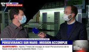 François Forget sur Perseverance: "On va recevoir de bien meilleures images en couleur et les films pris pendant la descente"