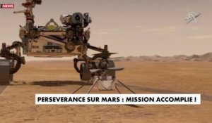 Le rover Perseverance réussit son atterrissage sur Mars