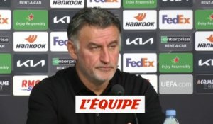 Christophe Galtier après la défaite contre l'Ajax : « On n'a pas joué » - Foot - C3 - Lille