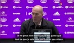 24e j. - Zidane : "Nous ne prendrons pas de risques à propos de Benzema"
