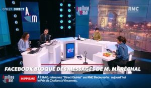 #Magnien, la chronique des réseaux sociaux : Facebook bloque des messages de Marion Maréchal - 22/02
