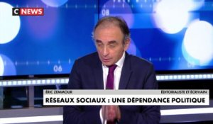 Eric Zemmour sur la fermeture des comptes de Marion Maréchal et Jordan Bardella sur les réseaux sociaux : "Il faut dénoncer ce scandale"