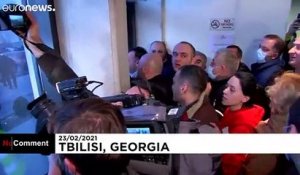 Arrestation sans ménagement de Nika Melia, figure de l'opposition en Géorgie