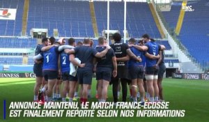 VI Nations : France-Ecosse finalement reporté