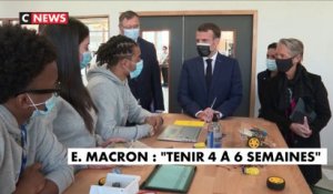 E. Macron : «Tenir 4 à 6 semaines»