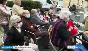 Bordeaux : des seniors manifestent pour se faire vacciner contre le Covid-19