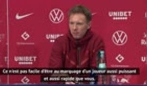 23e j. - Nagelsmann : "Upamecano a été en difficulté face à Thuram en première mi-temps"