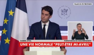 Gabriel Attal : «Nous allons continuer à passer par des semaines de remous, de gros temps, des semaines difficiles»