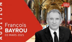 Audition de François Bayrou, Haut-Commissaire au Plan