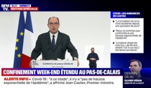 Jean Castex: le confinement le week-end étendu "à l’ensemble du département du Pas-de-Calais"