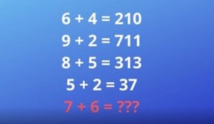 Vous avez 1 min pour résoudre ce petit problème de math...