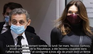 Nicolas Sarkozy condamné - La mère de Carla Bruni réagit