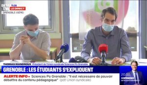Sciences Po Grenoble: le président de l'Union syndicale estime qu'il "est nécessaire de pouvoir débattre du contenu pédagogique"
