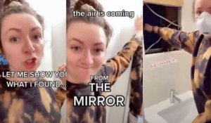 Elle découvre un appartement caché derrière un miroir dans son appartement