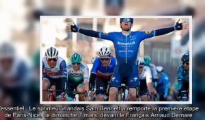Paris-Nice - Arnaud Démare échoue derrière Sam Bennett à l'arrivée de la 1ère étape