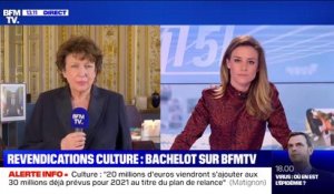 Roselyne Bachelot: "Nous travaillons à la réouverture des lieux de culture (...) la situation reste encore trop incertaine"