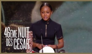Le César du Meilleur espoir féminin est décerné à Fathia Youssouf pour le film "Mignonnes"