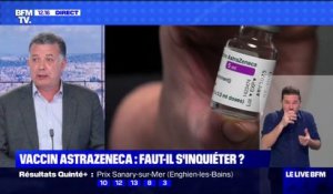 Vaccin AstraZeneca: pour l'infectiologue Enrique Casalino, "bloquer la vaccination est destructeur"