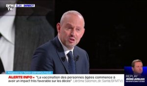Vaccin AstraZeneca: Jérôme Salomon loue "le dispositif exceptionnel de pharmacovigilance" de la France