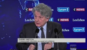 Thierry Breton : «Vous imaginez qu’on ait décidé d’échanger nos données personnelles contre des vaccins ?»