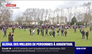Marche blanche à Argenteuil: les proches d'Alisha s'apprêtent à prendre la parole