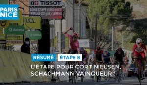 #ParisNice2021 - Étape 8 - Le-Plan-du-Var / Levens - L'étape pour Cort Nielsen, Schachmann vainqueur !