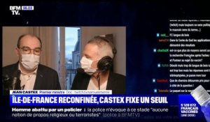 Jean Castex fixe une seuil pour le reconfinement de l'Ile-de-France