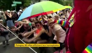 Pologne : un activiste LGBT affiche l’homophobie sur des pancartes