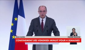 Jean Castex :«L'heure de début du couvre-feu passera de 18h à 19h à compter de samedi prochain, et concernera tous les départements»