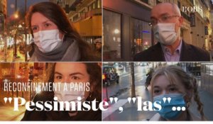 Les Parisiens accusent le coup après l'annonce du reconfinement qui les concerne